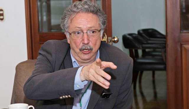 Sergio Isaza, presidente de la Federación Médica Colombiana, participó en el Primer Congreso de Médicos Internos que se llevó a cabo en Cúcuta. Mario Caicedo