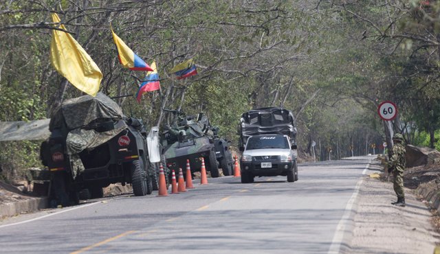 El ejército fue atacado mientras prestaba seguridad en el corregimiento Las Mercedes. Archivo