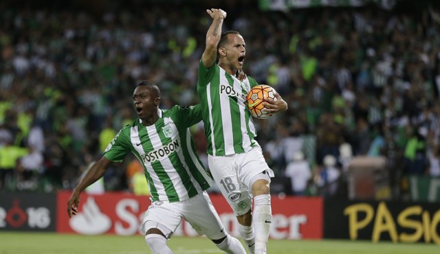 Atlético Nacional clasificó a la semifinal de la Copa Libertadores. AP