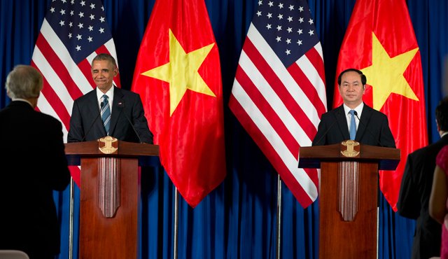 La imagen de Estados Unidos es especialmente buena en Vietnam. Según un estudio realizado el año pasado por el Pew Research Centre. AP