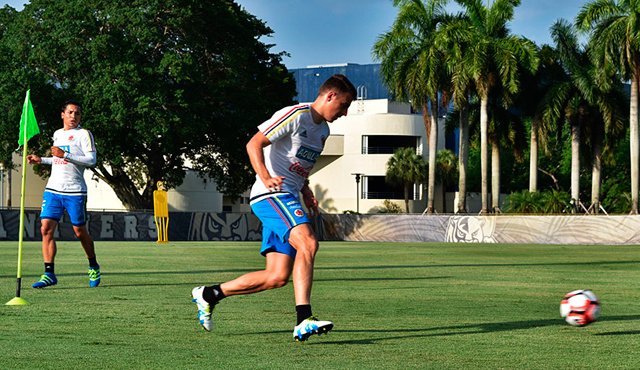 Algunos de los convocados para la justa ya entrenan en territorio estadounidense. Federación Colombiana de Fútbol