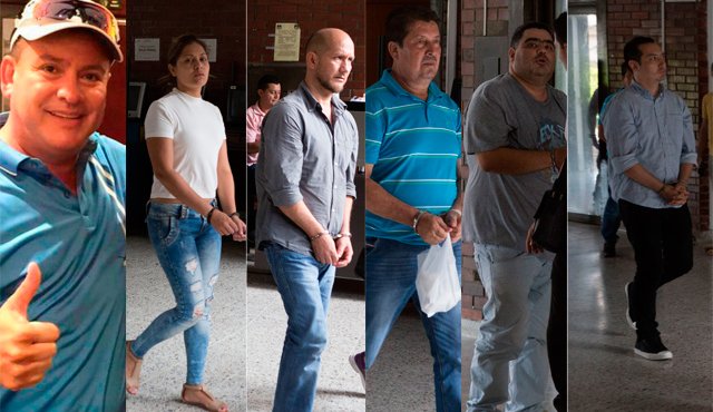Delmer Ardila Reyes, Erika Esperanza Bermúdez Soto, Carlos Augusto Campos Solano, Martín William Castro López, Fabián Ardila Viveros y Carlos Andrés Vargas Mantilla. Juan Pablo Cohen