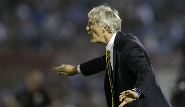 José Pekerman, técnico de la selección Colombia. Archivo