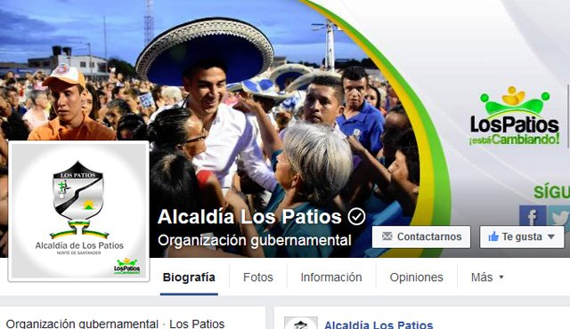 El fan page es seguido por 9763 personas. Tomada de Internet