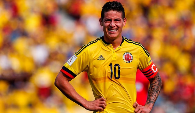 El futbolista cucuteño James Rodríguez, es uno de los principales jugadores de la Selercción Colombia en la Copa América. Archivo