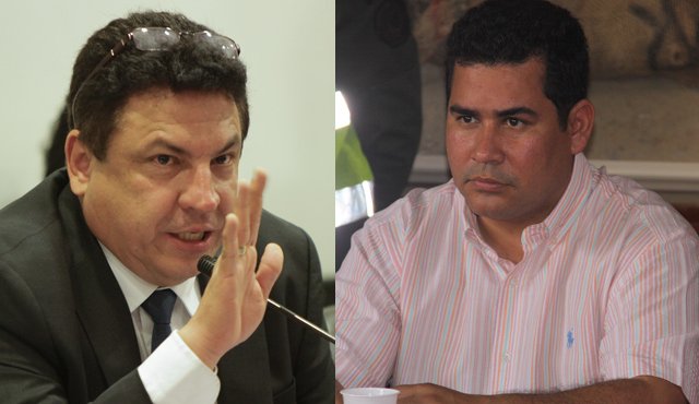 Miguel Ángel Pinto (izquierda) y Alejandro Carlos Chacón (derecha). Archivo