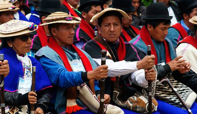 Indígenas del Cauca. El País