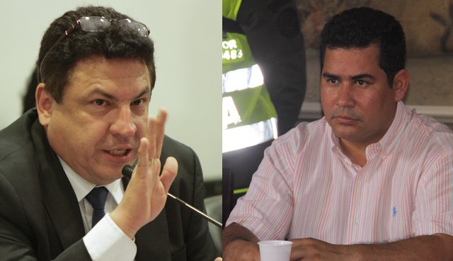 Miguel Ángel Pinto y Alejandro Carlos Chacón. Archivo