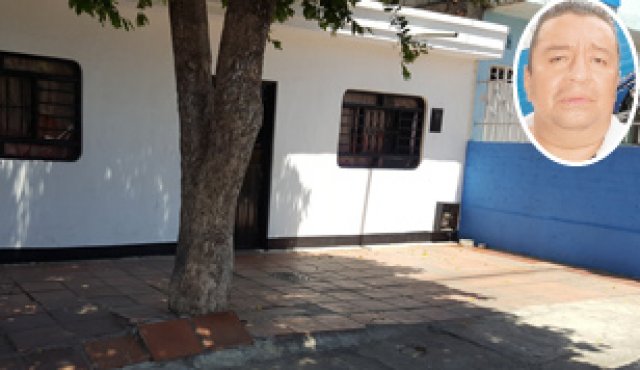Hasta esta casa arribó el homicida y le disparó a José Hernando Lizcano. La Opinión