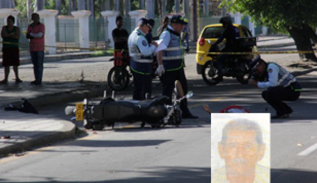 El fatal accidente ocurrió en la autopista de Villa del Rosario, frente al Templo Histórico, donde murió un anciano. Cristian Herrera