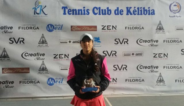 La tenista cucuteña María Camila Osorio Serrano obtuvo el subtítulo en el torneo Sub-18 de Túnez. Cortesía