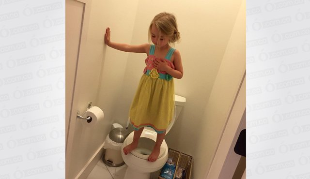 Esta es la fotografía que le tomó Wehrman Feeley a su hija. Tomada de Internet