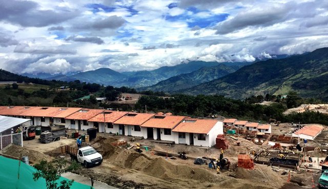 Hasta el momento avanza la construcción de las viviendas, la plaza de mercado, la plaza principal, y la alcaldía. El hospital y el colegio están en proceso de contratación e inicio de obra. Archivo