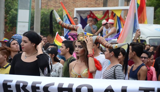 Reinas, bailarines y músicos hicieron parte de este evento que tuvo su clímax en la Plaza de la Banderas, donde se reunió gran parte de la comunidad LGBTI de la ciudad. Rodrigo Sandoval