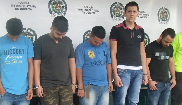 Estos son los hombres señalados de pertenecer a la banda 'Los H'. Suministrada