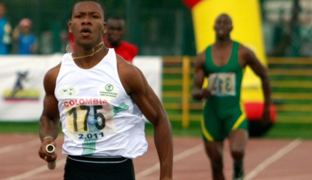 Yeison Rivas logró su boleto para Rio de Janiro en la prueba de 110 metros vallas. Colprensa