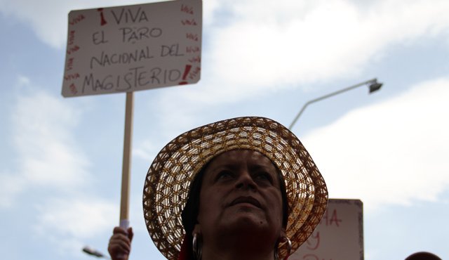El presidente de Fecode no definió una fecha de plazo para el Gobierno en el avance de los acuerdos. Colprensa