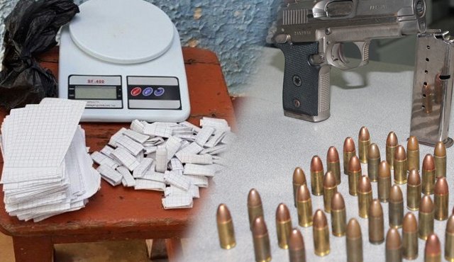 Los capturados y las dosis de coca incautadas quedaron a disposición de la Fiscalía. Además, una pistola marca Firestar y un revólver fueron incautados en los procedimientos. Cortesía