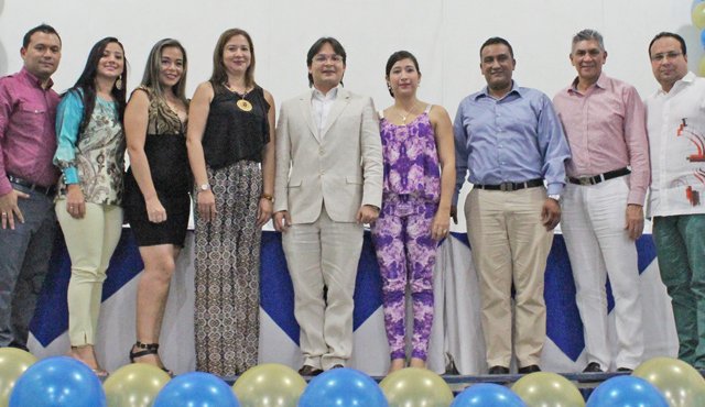 En la foto están Jerson Corredor, Laura Torres, Sandra Parra, Clara Colón, entre otros. La Opinión