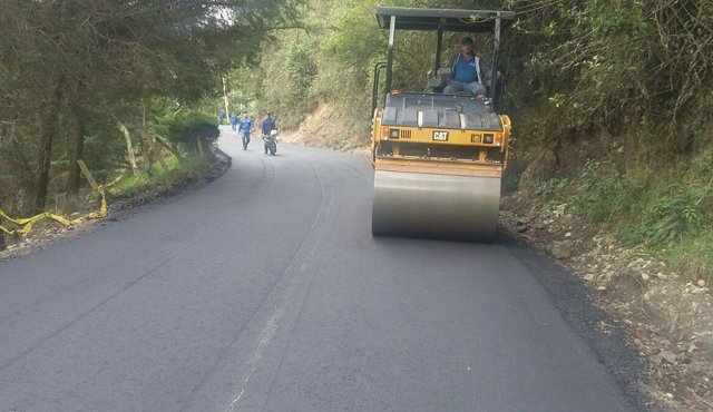 La vía de acceso está siendo intervenida con recursos por $1.525 millones. Cortesía