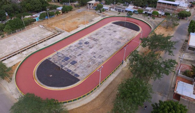 Con el apoyo de la Gobernación y del DPS, en las próximas semanas podrán disfrutar de la nueva pista de patinaje. Cortesía DPS