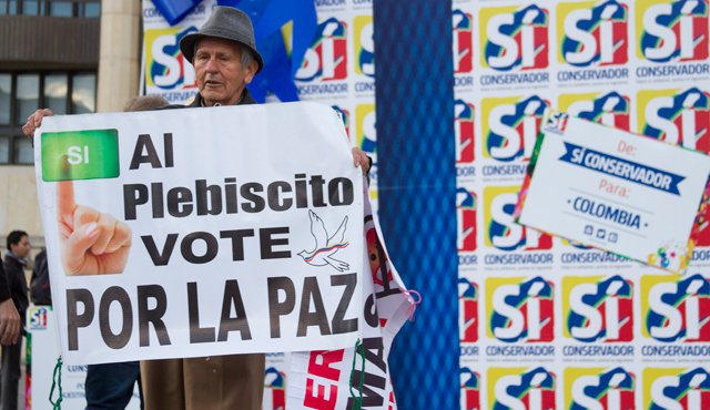 Solo hasta tanto el presidente convoque el plebiscito por la paz, los diferentes partidos, movimientos políticos, grupos de ciudadanos y organizaciones sociales podrán comenzar la campaña en favor y en contra. Archivo