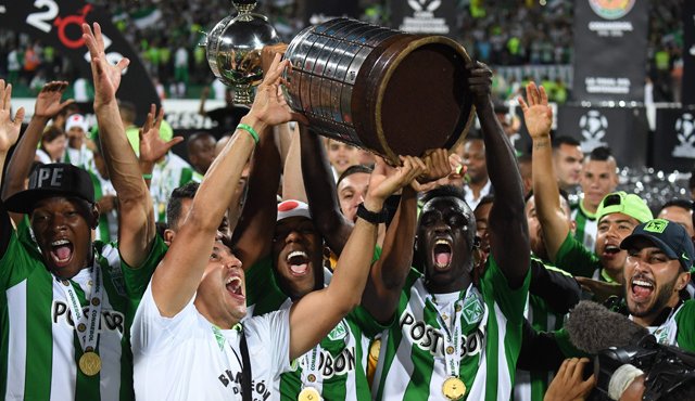 Atlético Nacional gana su segunda Copa Libertadores. AFP