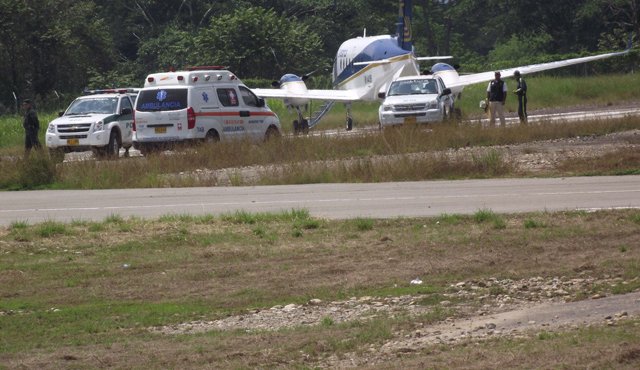 La foto pertenece a un simulacro hecho por Ecopetrol en 2010. Archivo