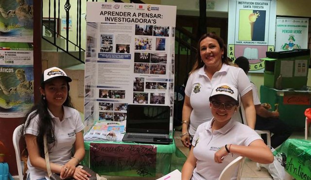 En la feria regional los grupos de investigación de Norte de Santander, mostraron los avances de sus proyectos . Cortesía
