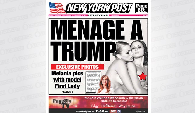 Esta es la portada de este lunes del diario New York Post. Tomada de Internet