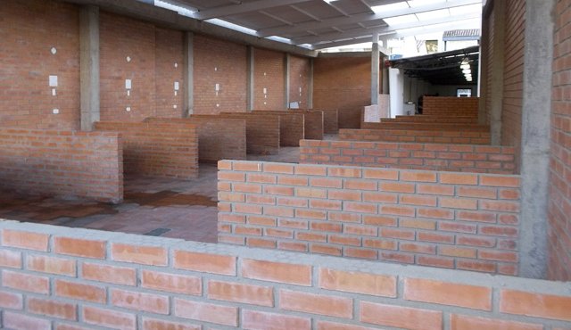 Faltan algunos detalles para que entren en funcionamiento los nuevos locales del mercado La Independencia. Roberto Ospino
