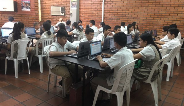 Estudiantes de colegios públicos de Cúcuta participaron en la jornada nacional de construcción del Plan Nacional Decenal de Educación. Cortesía