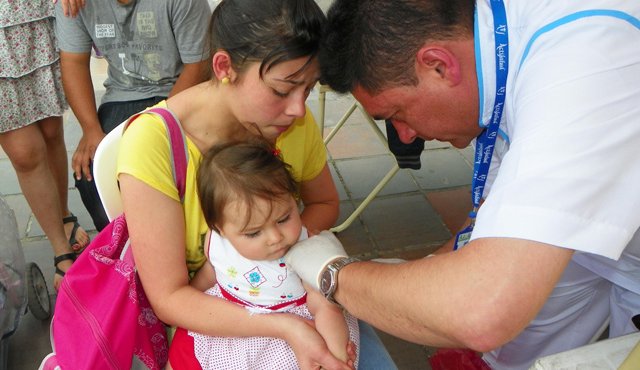 En los puestos de salud de los municipios se podrán poner al día con las vacunas los niños menores de cinco años. Archivo