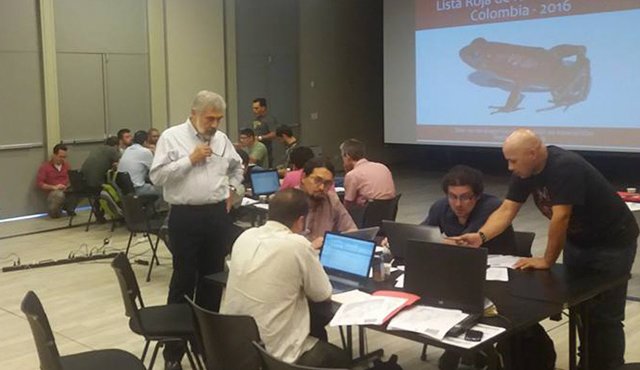 El investigador la Universidad de Pamplona, Aldemar Acevedo, fue evaluador de la lista roja de anfibios de Colombia. Cortesía