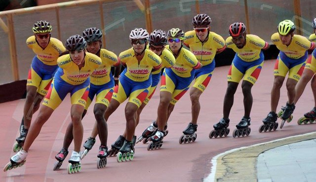 La selección Colombia de patinaje de velocidad inició su travesía hasta Nannig, China, donde particiápará en el Mundial de la modalidad, con el objetivo de mantener la corona que ganó el año pasado. Luis Ramírez / Staff FEDEPATÍN