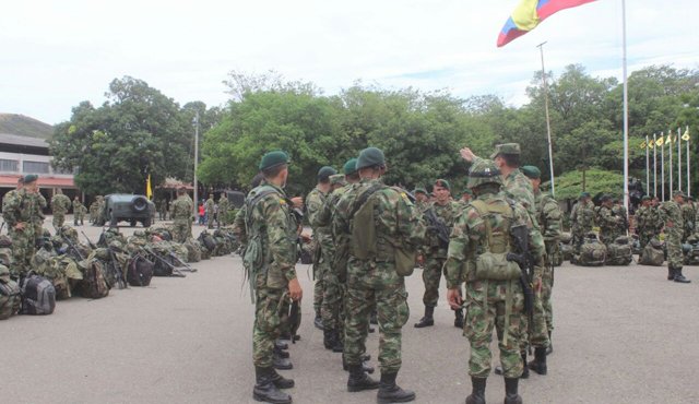 Los militares llegaron a las instalaciones de la Trigésima Brigada. Cortesía