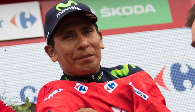 Nairo Quintana es el líder de la Vuelta a España. AFP
