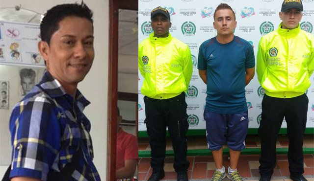 La víctima era Jesús de Javier Henao Arboleda, de 47 años (derecha). Entre el 6 de diciembre del año 2015 y el 29 de marzo de 2016, el homicida suplantó a la víctima en Facebook. Colprensa