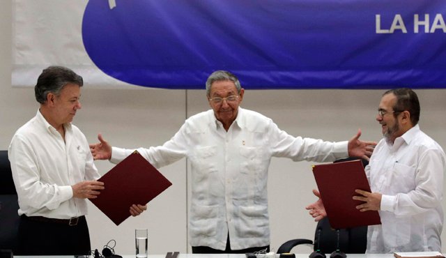 Los acuerdos del Gobierno Nacional y las Farc fueron anunciados el pasado 25 de agosto. Archivo