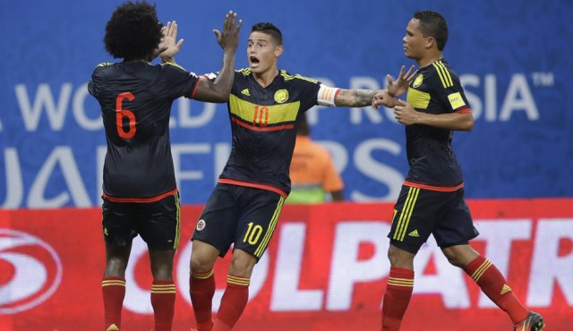 Colombia se enfrenta a Brasil en la octava fecha de la eliminatoria. AP