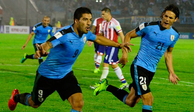 Uruguay dominó el partido desde el comienzo hasta el fin. AFP
