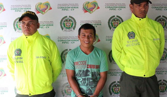 Jhon Ángel Panqueba Quintero tenía orden de captura expedida por el Juzgado Noveno Penal Municipal. Policía Nacional