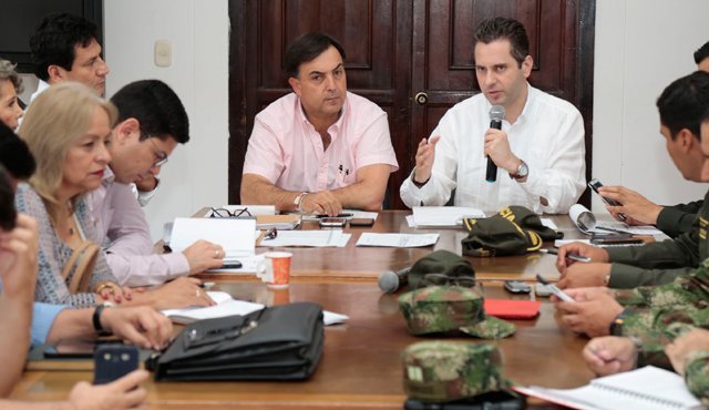 El registrador Nacional, Juan Carlos Galindo, estuvo el viernes en Cúcuta para presidir un nuevo comité de seguimiento electoral. Especial para La Opinión