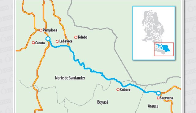 El corredor vial, con influencia en Norte de Santander, Boyacá y Arauca, tiene 150 kilómetros, pero solo se han mejorado 24. Lla inversión total es de $1.2 billones, pero según el vicepresidente Germán Vargas, solo hay $200 mil millones La Opinión
