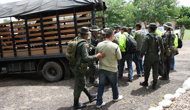 Fernando Aníbal Betancur Echeverry y Osney Alejandro Pérez Quintero fueron detenidos junto a un grupo de presuntos ‘rastrojos’ que delinquían en Puerto Santander y la frontera con Venezuela. Archivo La Opinión