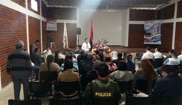 El secretario de Gobierno se ha reunido con los dirigentes de Pamplona, Silos, Chitagá y Cácota. Cortesía