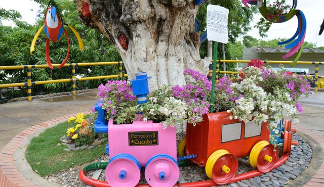 El ferrocarril de Cúcuta fue uno de los diseños más llamativos. Edinsson Figueroa
