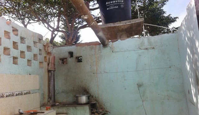 La escuela de Aguablanca fue una de las perjudicadas, aunque ya se inició el proceso de reparación. Cortesía