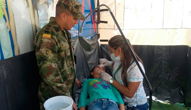 La institución castrense subrayó que en la jornada se involucraron el Grupo Geos, el Hospital Emiro Quintero Cañizares, la Alcaldía de Ocaña, así como la Policía Nacional. Ejército Nacional