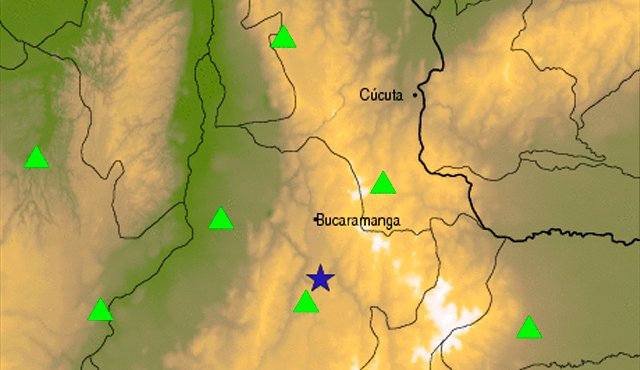 En Cúcuta se sintió el movimiento telúrico. Servicio Geológico Colombiano